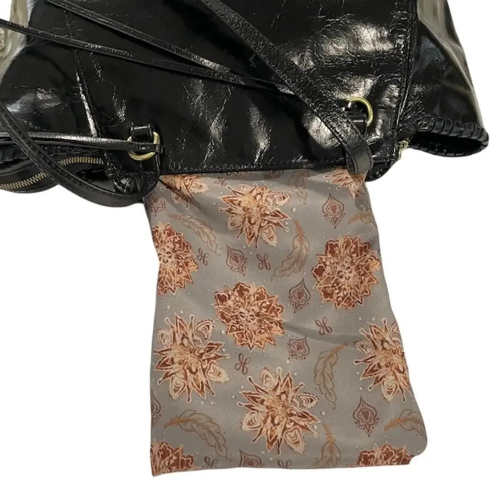 HOBO "Praise" leather tote bag in black. - Picture 7 of 15